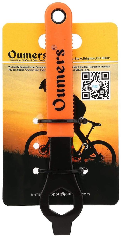 Oumers Bike Crank Extractor and Bottom Bracket Remover with 16mm Spanner Wrench, Bicycle Removal Tool Puller Tool-Bike Crank Arm Remover Spanner Repair Tools Kit
