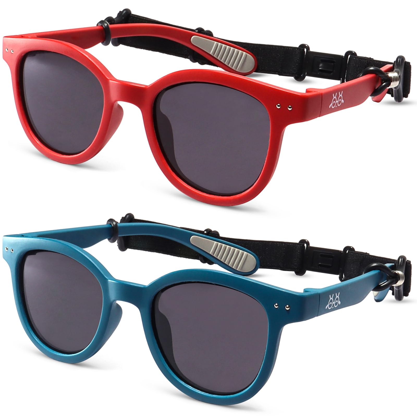 EYEBUDDY Kids Toddler Sunglasses Age 2-4/3-5 Boys Girls Polarized UV Protection Sun Glasses for Age 2-8 (KR627/Age 3-8/1-Pack, Z01-Kids Sunglasses-Pink)