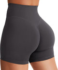 YEOREO Women's High Waist Biker Shorts - Tummy Control & Hidden Scrunch | 3.6", 4.5", 6" Sizes