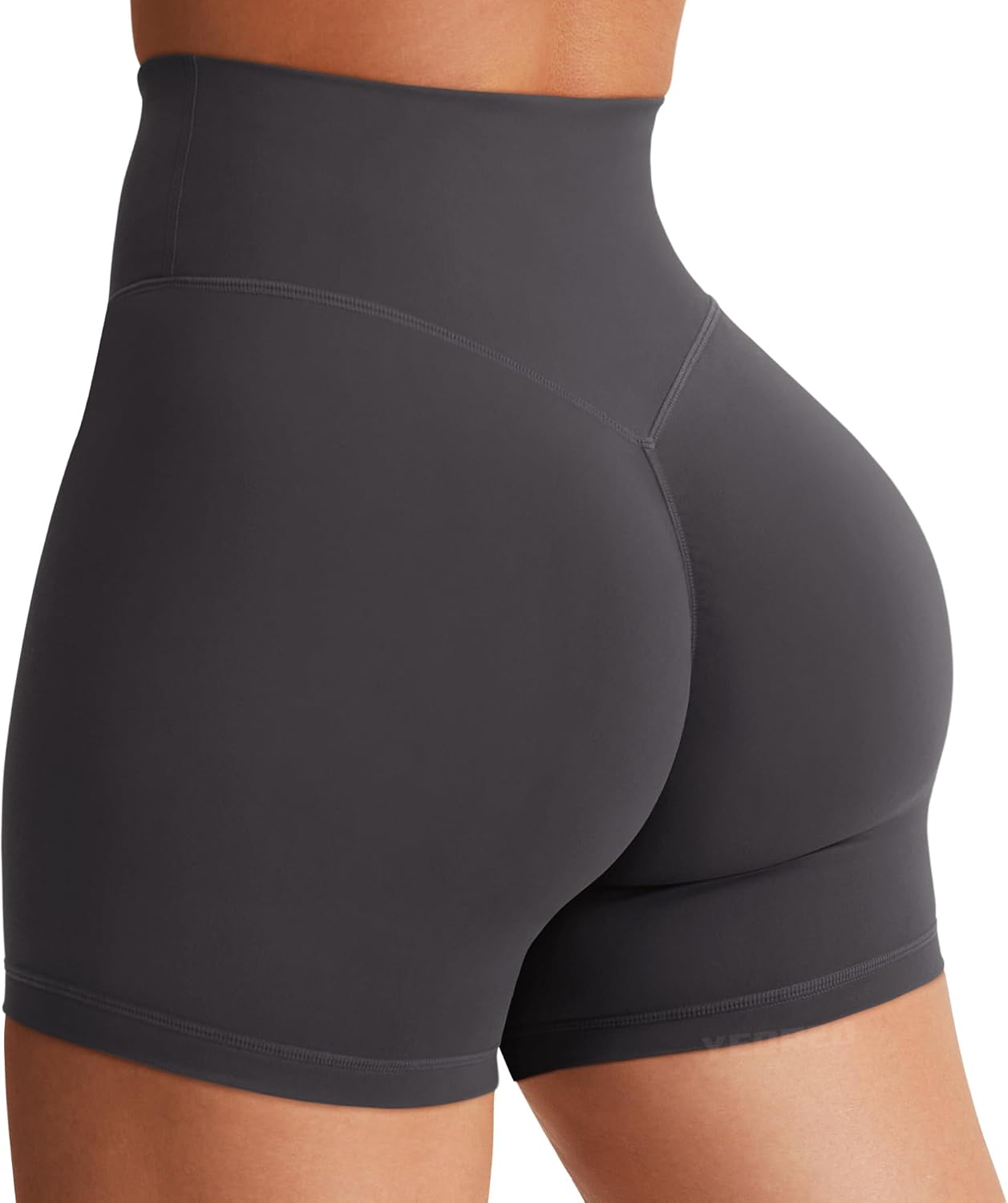 YEOREO Women's High Waist Biker Shorts - Tummy Control & Hidden Scrunch | 3.6", 4.5", 6" Sizes