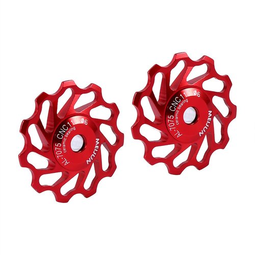 Ceramic Derailleur Pulley Wheel, Rear Derailleur Pulley, Ceramic Bearing Wheel Aluminium Alloy Rear Derailleur Roller 11T/13T (2pcs), Wholesale Business