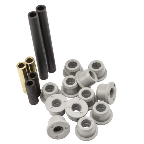 CLUBRALLY Golf Cart Front Leaf Spring and Front Upper A Arm Suspension for Club Car Precedent and 2018-up Tempo Golf Cart, Bushing and Sleeve Kit OEM#102956201, 102288101, 102287601, 102287701