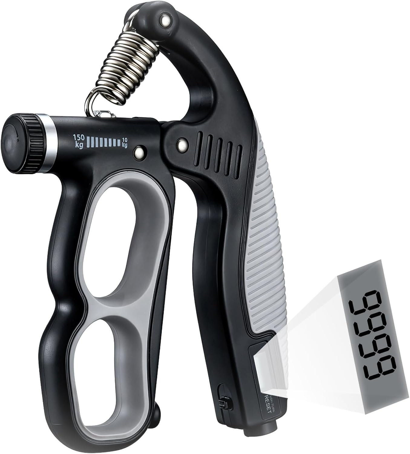 PowerGrip Hand Grip Strength Trainer - Adjustable Resistance 10-150kg | Ergonomic Forearm Workout Equipment