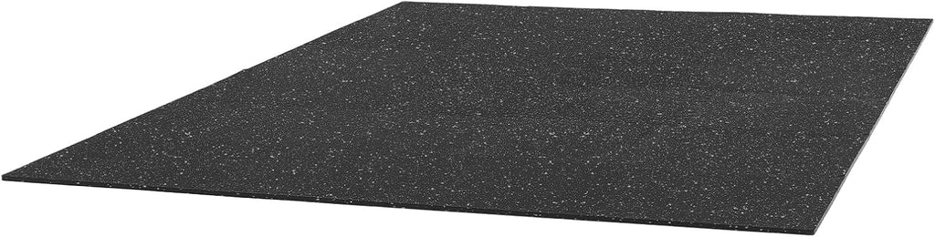 VEVOR Gym Flooring Tiles - 0.56 Inch Thick Rubber Top with High Density EVA Foam | 24 x 24 Inch Interlocking Mats in Black & Gray - Perfect for Home Gyms