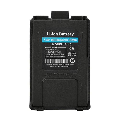 BAOFENG Original Battery for UV-5R Two Way Radio, 1800mAh