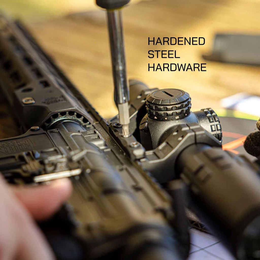 Triton 1" Match Precision Rifle Scope Mount - Durable 6061-T6 Aluminum - 2" Offset Cantilever