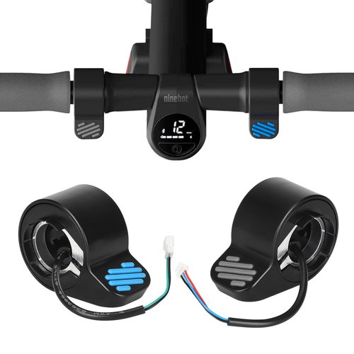 LUCK4U Speed Throttle Brake Throttle Finger Button Accelerator Compatible with Ninebot ES1 ES2 ES3 ES4 ES5 Electric Scooter Scooter Accessories, black