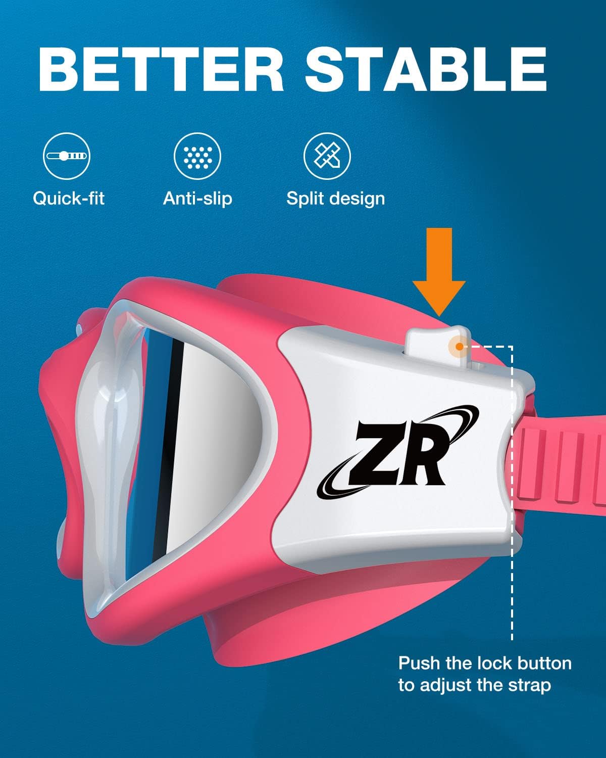 ZIONOR Swim Goggles - Upgraded G1 Polarized Anti-Fog Swimming Goggles for Adults | Comfortable Fit