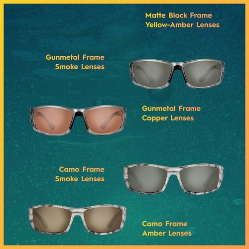 Flying Fisherman Buchanan Sunglasses - 100% UV Protection for Men & Women | Ideal for Fishing & Outdoor Sports