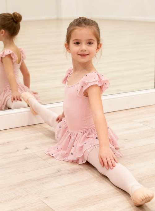 Idgreatim Toddler Girls Ballet Leotard - Ruffle Sleeve Dance Dress for Ages 2-9T | Stylish Ballerina Outfit
