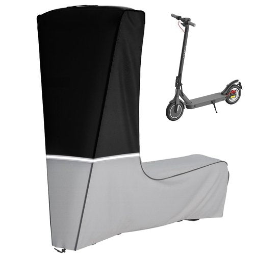 Kistrba Electric Scooter Cover, Heavy-Duty 600D Oxford Fabric, Waterproof All-Weather Protection for 500-2000W E-Scooters, Universal Fit Outdoor Storage