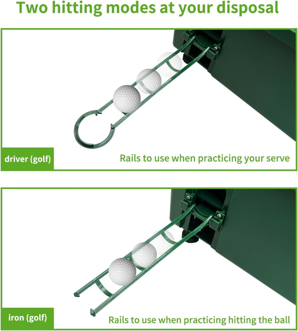 ZITREOXN Golf Ball Tee Machine Accessories,Golf Tee Track,Golf Putting Track (Wood Mode and Iron Mode Track)