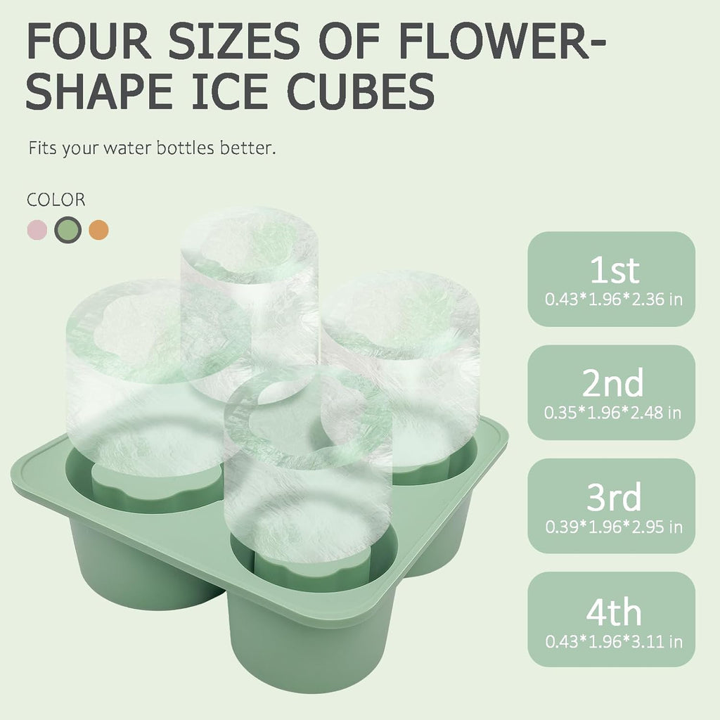 Owala Silicone Ice Cube Tray - BPA-Free Food-Grade Molds for 30oz & 40oz Tumblers | Eucalyptus Green