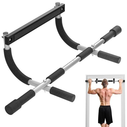 Esakoya Pull Up Bar for Doorway, Portable Pull-up Bar for Strength Training, Body Fitness Workout Bar With Thickened Steel, Indoor Chin-Up Bar&Upper Body Workout Bar Fitness Trainer for Home and Gym