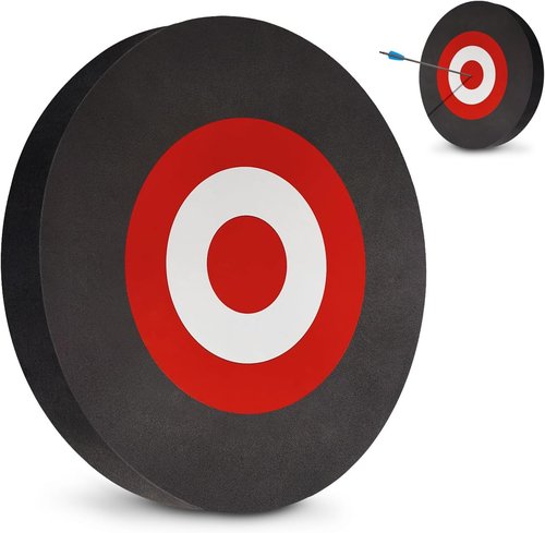 Cifupy 9.8'' Round EVA Foam Arrow Target - Lightweight Portable Archery Practice for Indoor & Outdoor Use