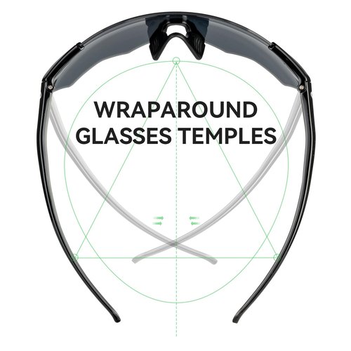 ROCKBROS Cycling Glasses Outdoor Frameless Polarized Sports Running Windproof Glasses Bicycle Equipment Men and Women