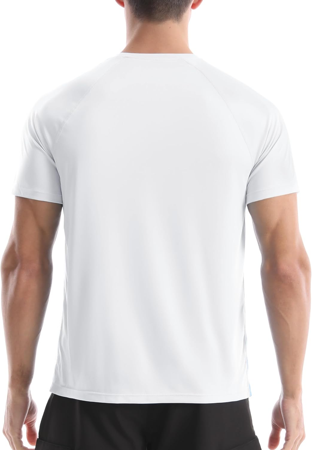 Skiennix Men's UPF 50+ Swim Shirt - Quick Dry Sun Protection Rash Guard for Fishing & Surfing