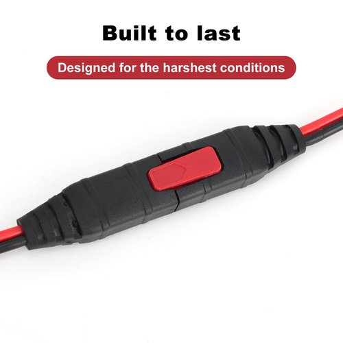 lasuroa Charger Extension Cable for Genius, 10-Foot X-Connect Battery Charger Cable Compatible with NOCO GC004 and More Accessory for Smart Battery