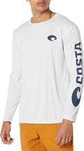 Costa Del Mar Men's Performance Long Sleeve Tech Crew Shirt - Lightweight & Breathable