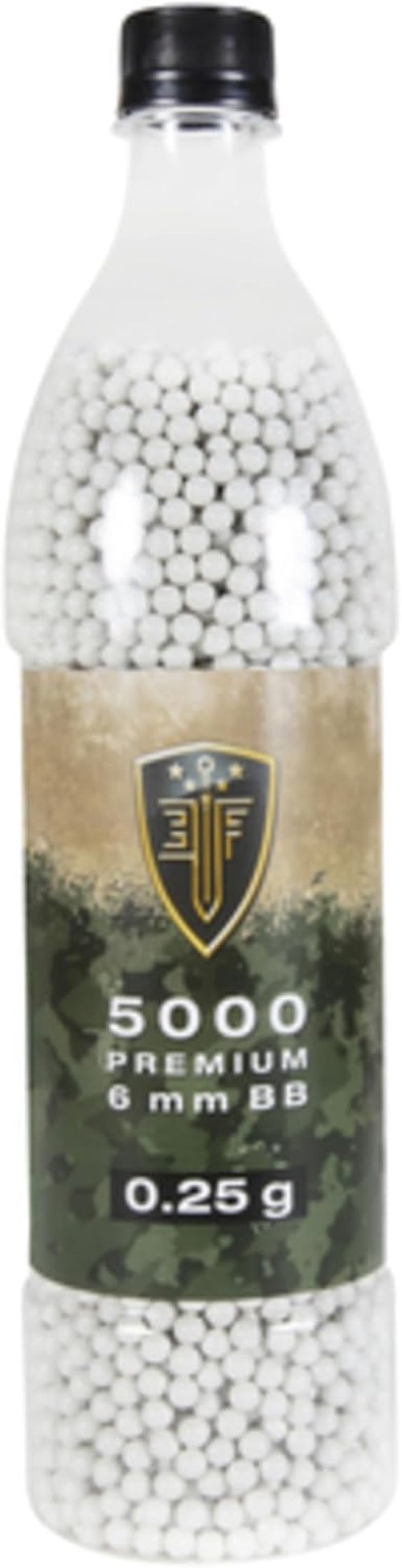 Elite Force Premium 6mm Airsoft BBs - .25 Gram, 2700 Count for Ultimate Precision