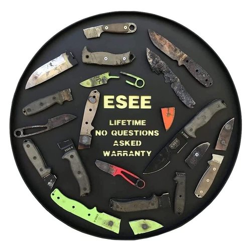 ESEE Knives Izula-DT w/Handle, Molded Polymer Sheath, and Clip Plate