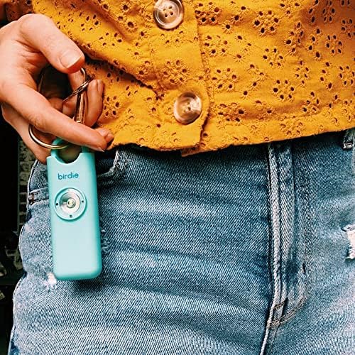 She’s Birdie Personal Safety Alarm for Women - Loud Siren & Strobe Light | Key Chain in Aqua
