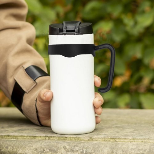 RORPOIR Cup Handle for 20 Oz Tumbler Black Polypropylene Comfortable Grip Fits Most Vehicle Cup Holders Replacement Handle for Insulated Travel Mug