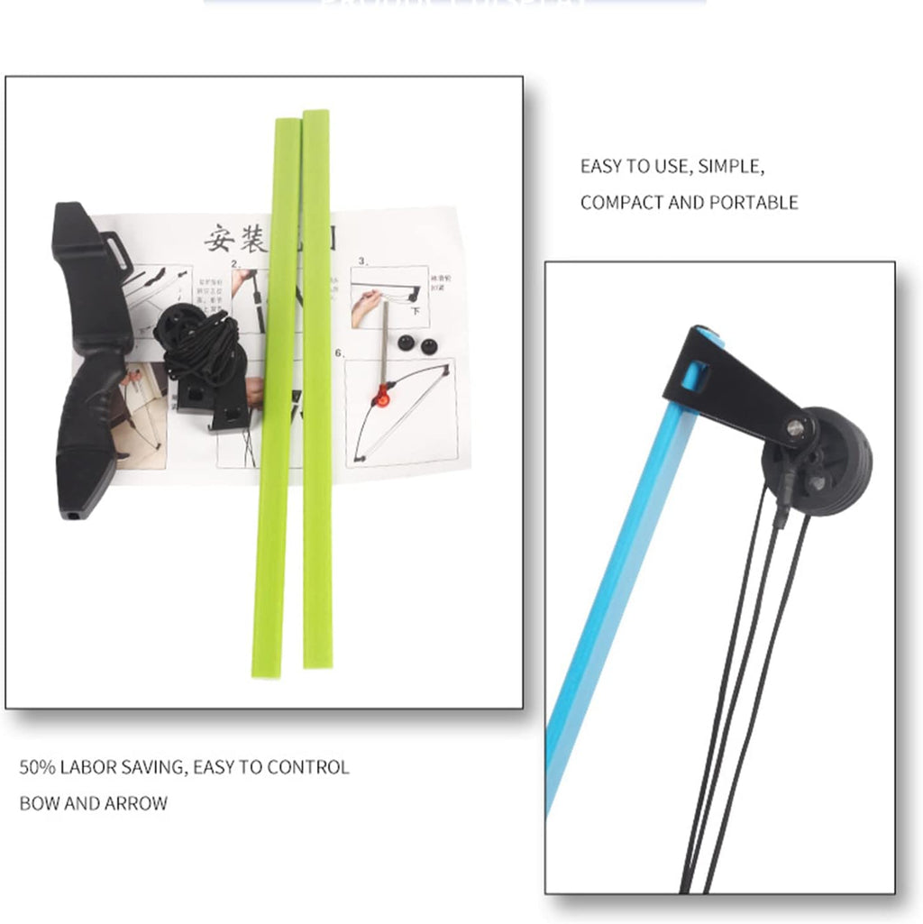 SOPOGER Compound Bow and Arrow Set - Beginner Archery Kit for Youth & Teens | 15-18 LB Draw Weight, 8 Arrows, Target Paper & Arm Guard