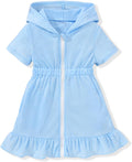 Skiennix Toddler Girls Swim Cover-Up - Lightweight, Quick-Dry Fabric | Perfect for Beach Days