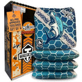 WGC Titan Bags Thrasher ACL Cornhole Bags Honeycomb Lurking Lagoon Set of 4