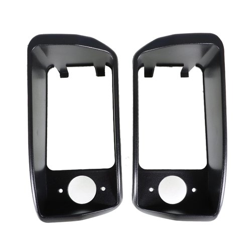 WFLNHB Black Headlight Bezels Passenger Driver 1016880+Pass 1016879 Replacement for Club Car Golf Cart DS 1993+