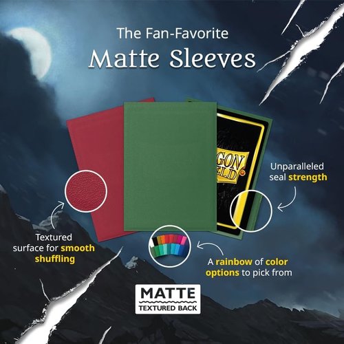 Dragon Shield | Matte Card Sleeves - 100 CT Standard Size - Smooth & Durable for TCG | Amethyst