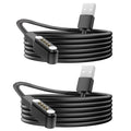 Lamshaw Compatible with Sootingot Smart Watch Charger, Magnetic Replacement Charger Compatible for Sootingot P70 1.85" Smart Watch (2 Pack-Black+Black)