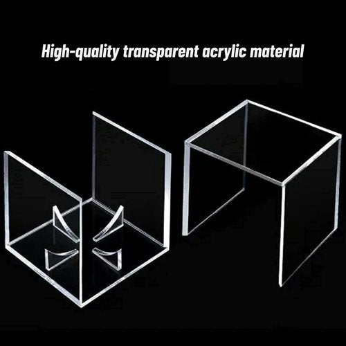 Baseball Display Case | Skiennix 4-Pack UV Protected Acrylic Cube for Autographed Balls