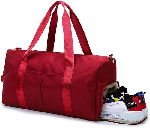 KARRESLY Sports Gym Bag - Versatile Travel Duffel with Wet Pocket & Shoe Compartment | Green