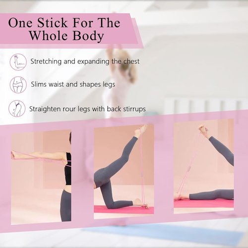 Figure 8 Resistance Bands by [Brand Name] - 2 Pack Workout Stretch Bands for Arm, Back & Shoulder Fitness