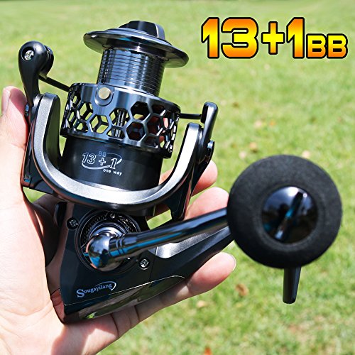 Sougayilang XY3000 Spinning Fishing Reel 13+1BB Lightweight Ultra Smooth Aluminum