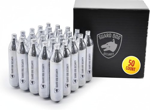 Guard Dog Security CO2 Cartridges - 8 Gram & 12 Gram Non-Threaded for BB Guns & Airsoft Pistols