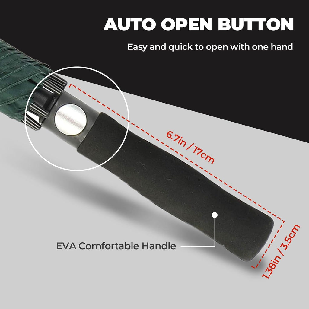 ZDSSM Automatic Open Golf Umbrella - Extra Large 54/62/68/72 Inch Windproof & Waterproof Design