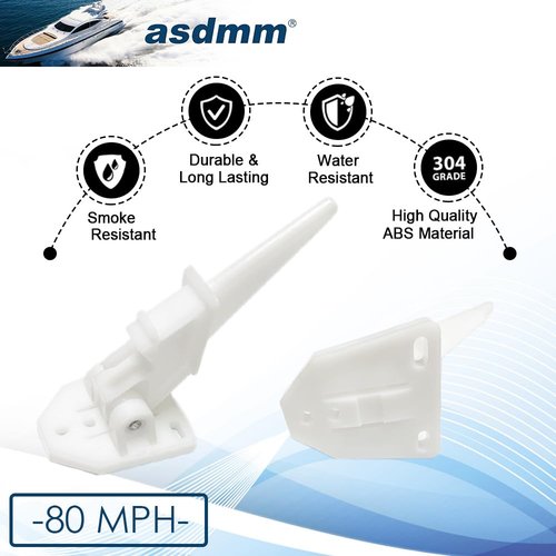 Marine Boat Speedometer Pitot Kit, Automatic Kick-up Tube Assembly Up to 80 MPH (Speedometer Pitot Kits)