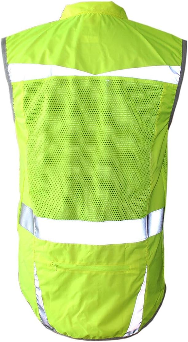 Salzmann High Visibility Cycling Vest - Reflective Gilet with 3M Scotchlite Technology