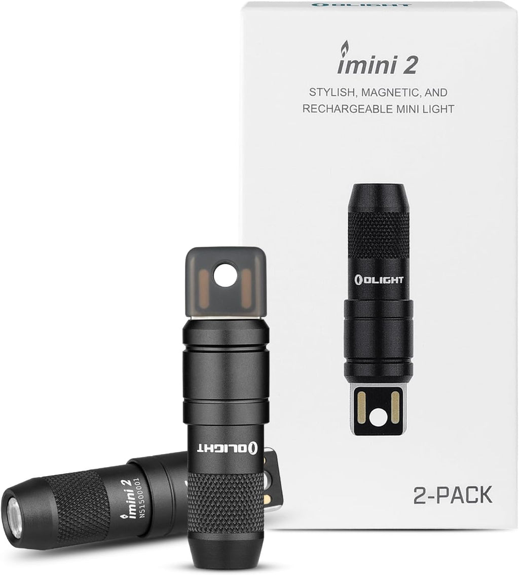 OLIGHT IMINI 2 EDC Keychain Flashlight - 50 Lumens Compact & Portable Mini LED Lights for Everyday Carry