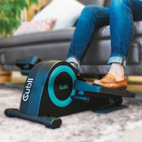Cubii JR1 Under Desk Elliptical - Compact Seated Bike Pedal Exerciser for Home Fitness | Ideal for Seniors