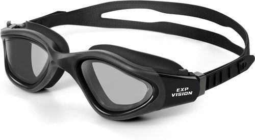 EXP VISION Adult Swim Goggles - Anti-Fog, Leak-Proof Design for Men & Women | Triathlon Ready