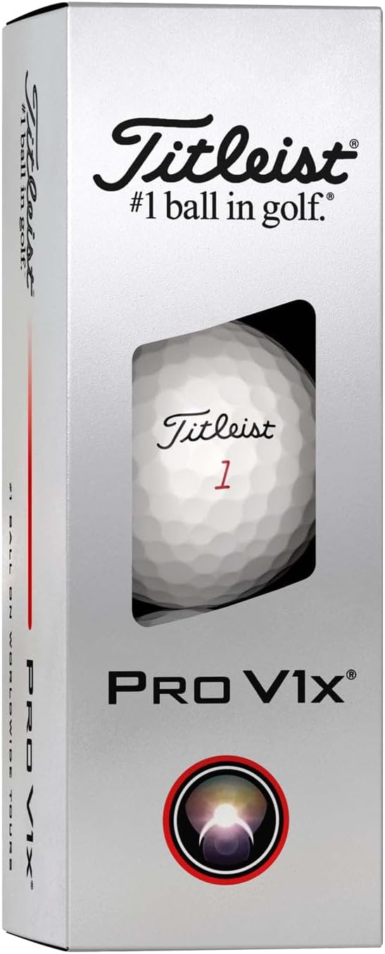 Titleist Pro V1X Golf Balls - Personalized with Logo, Image, or Text | Set of 12
