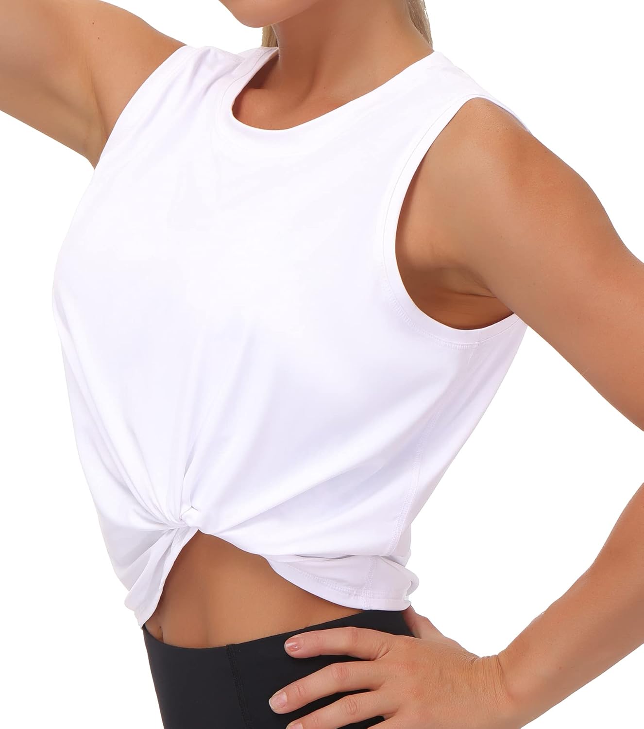 The Gym People Women's Workout Tops - Ice Silk Quick Dry Sleeveless Design for Ultimate Comfort