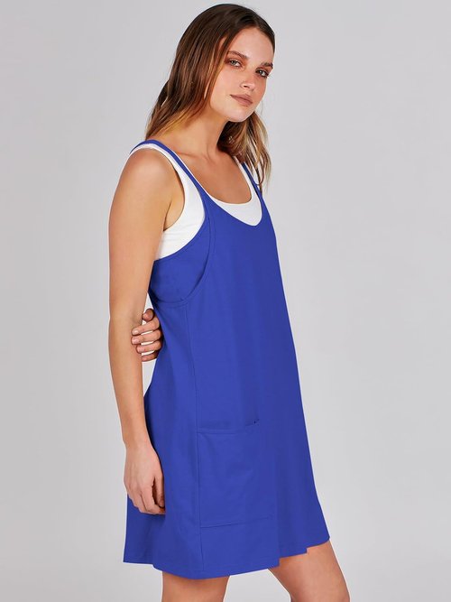 ANRABESS Women's Athletic Dress - Summer Tennis Mini Romper with Built-In Shorts for Active Travel