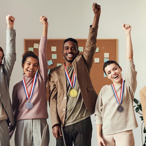 Gold Silver Bronze Award Medals-Winner Medals Gold Silver Bronze Prizes for Competitions, Party, 2 Inches