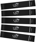 Fit Simplify Resistance Loop Bands - Set of 5 with Instruction Guide & Carry Bag for Effective Workouts