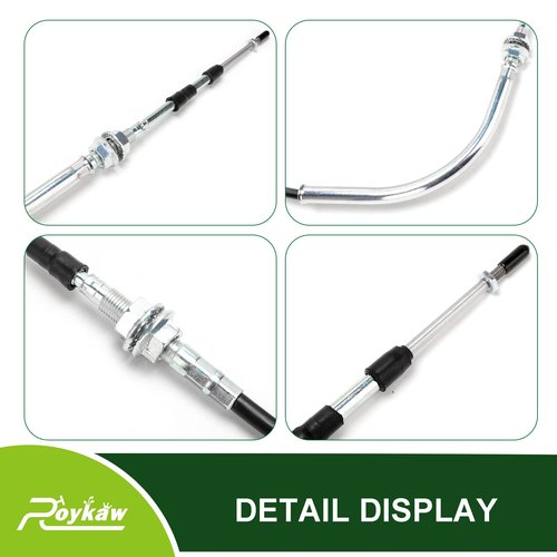 Roykaw Club Car DS Forward and Reverse Transmission Shift Cable for 1998-Up Gas Golf Cart Models, Replaces OEM # 103379501, 101951501